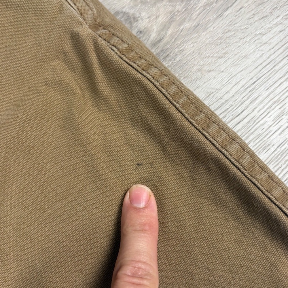 G.H. Bass & Co. Canvas Work Pants Mens 32x30 Brown Straight Leg Utility Outdoor - Picture 6 of 8